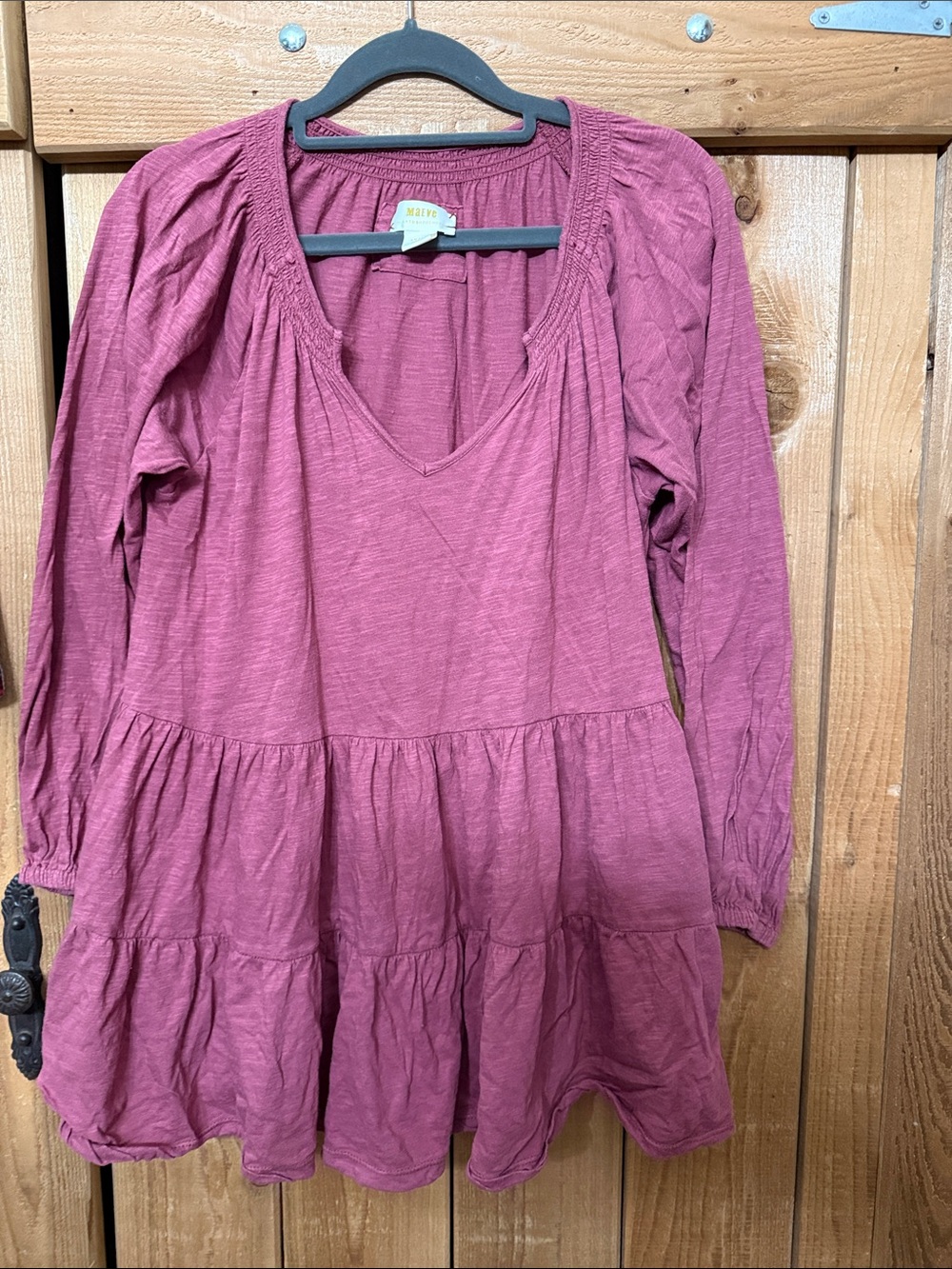 Anthropologie Maeve Baby doll Ruffle Top Sz S